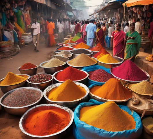 Colorful spices